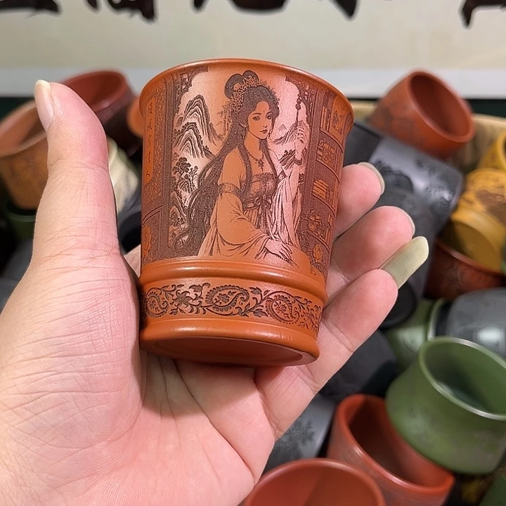 茶杯紫砂全手工紫砂主人杯