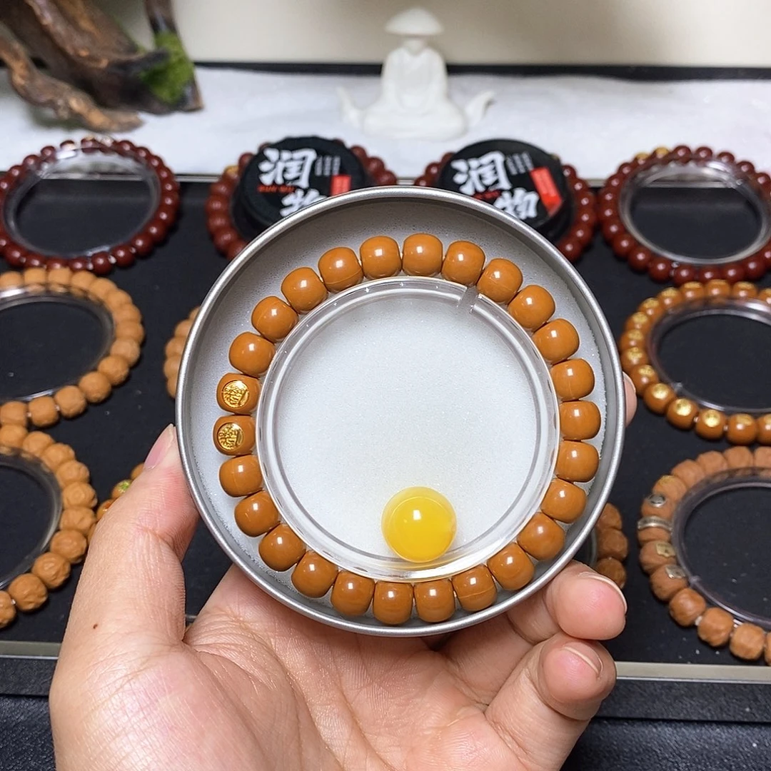 猴头核桃手串全品无暇日进斗金老邢尺寸9左右加配饰