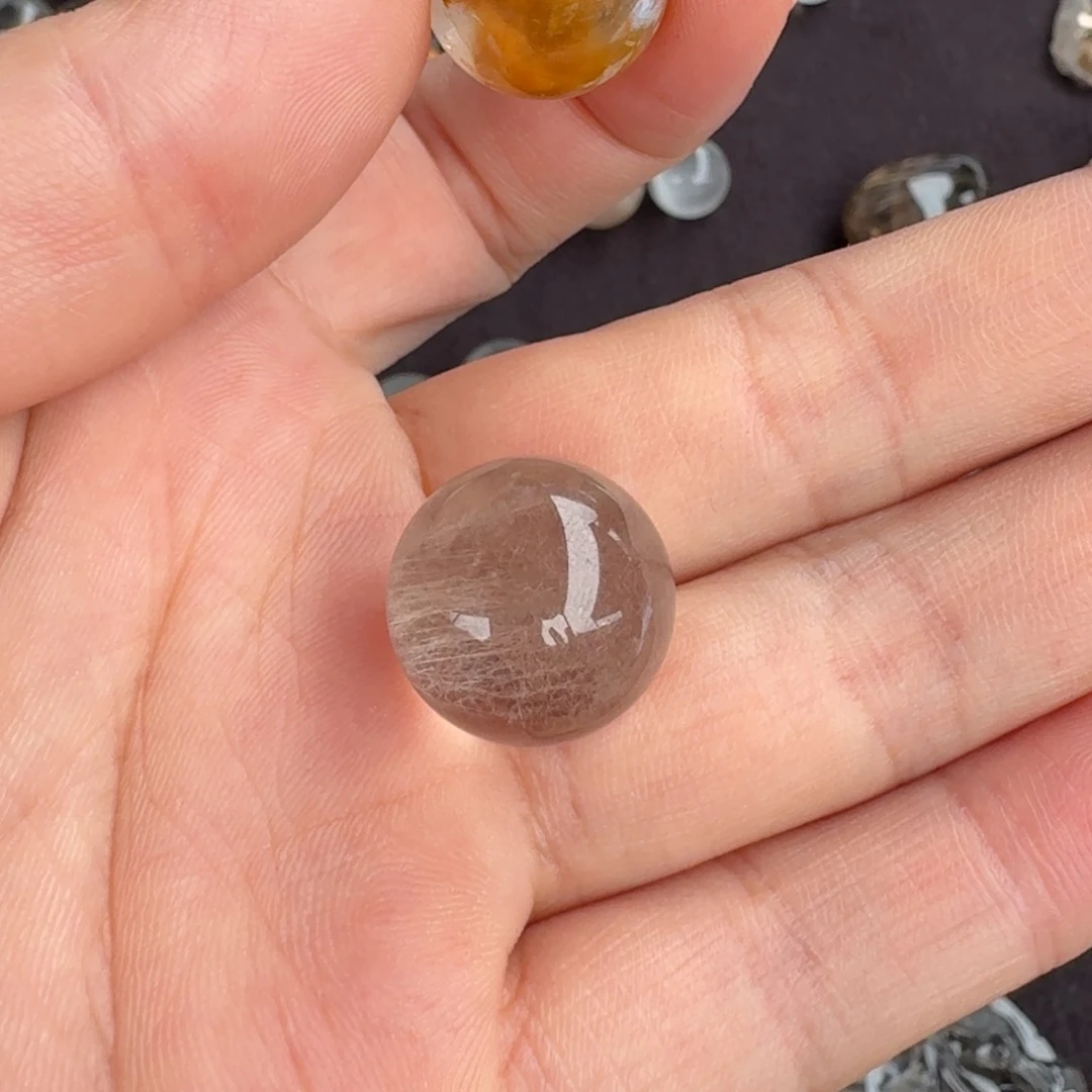 @***.未镶嵌珠宝半成品水晶打孔，不退不换