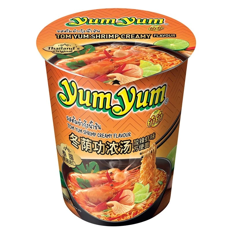 yumyum冬阴功浓汤/香辣海鲜味随机混发70g*6杯保质期至26年5月