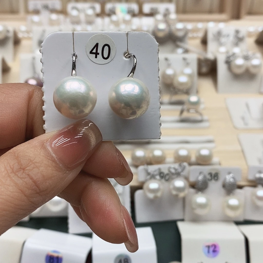 颈饰银S925镶嵌淡水珍珠