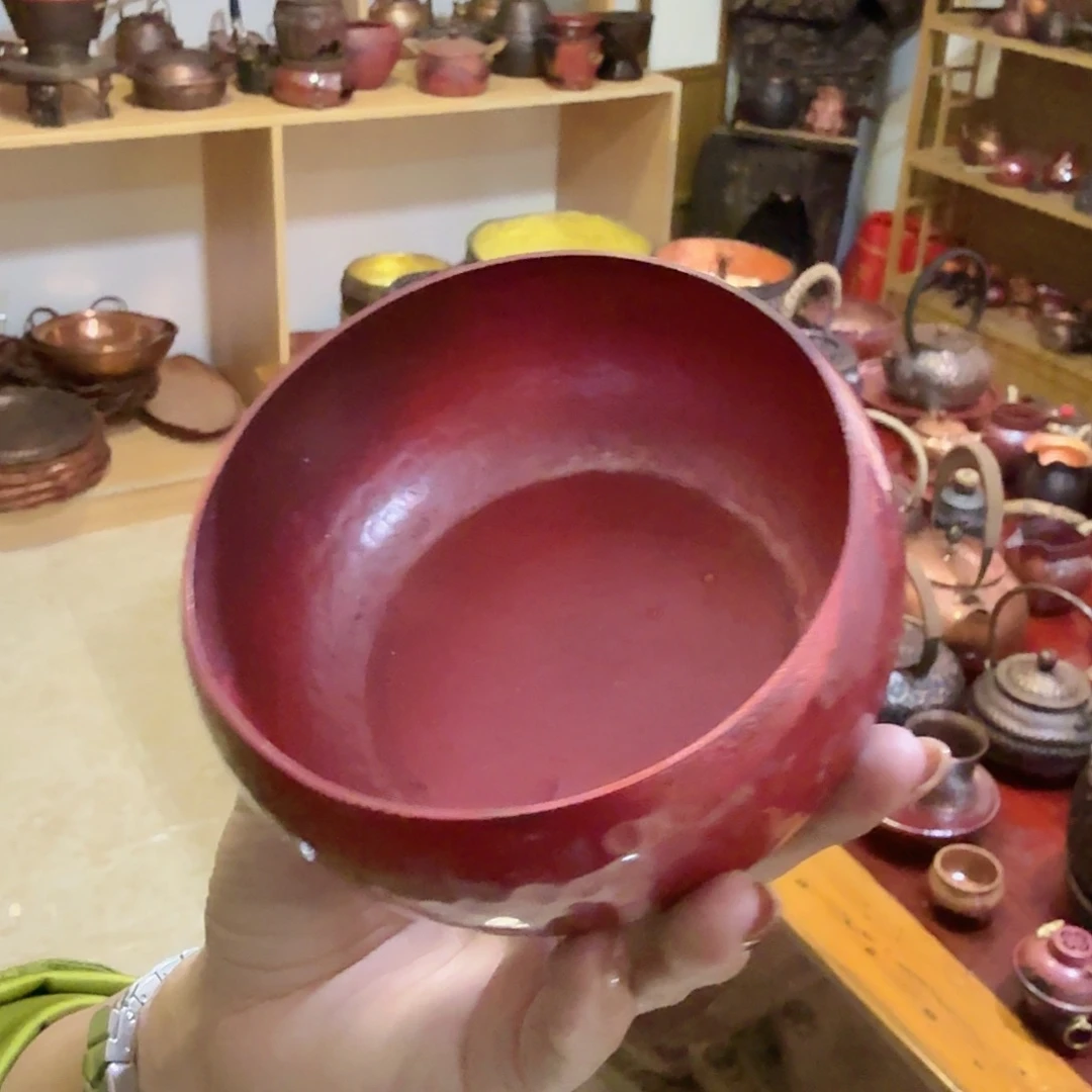 紫铜手工制作摆件一个