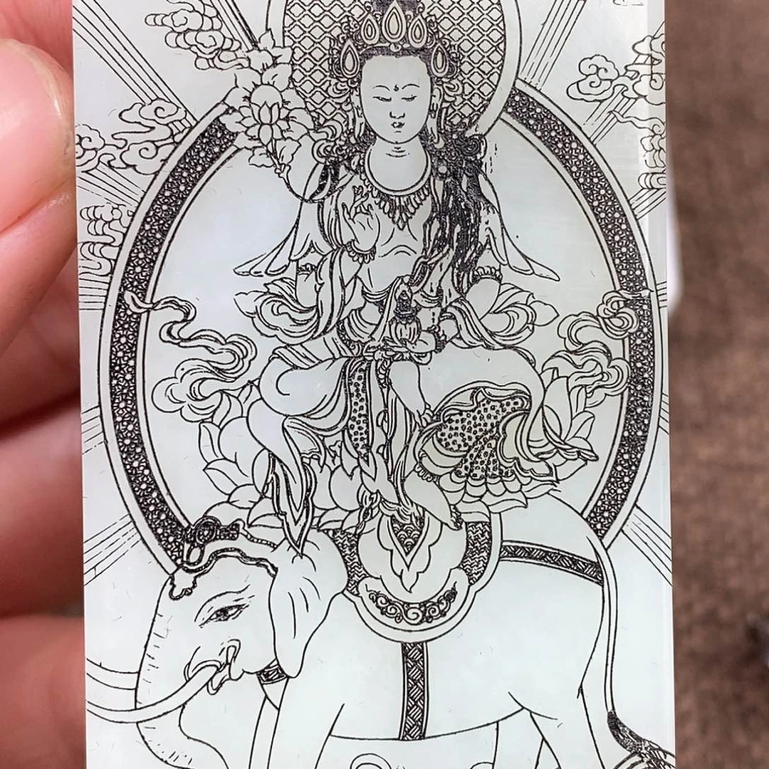 和田玉挂件未镶嵌