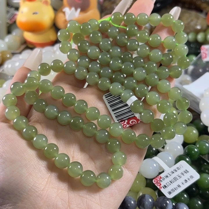 和田玉未镶嵌手链152
