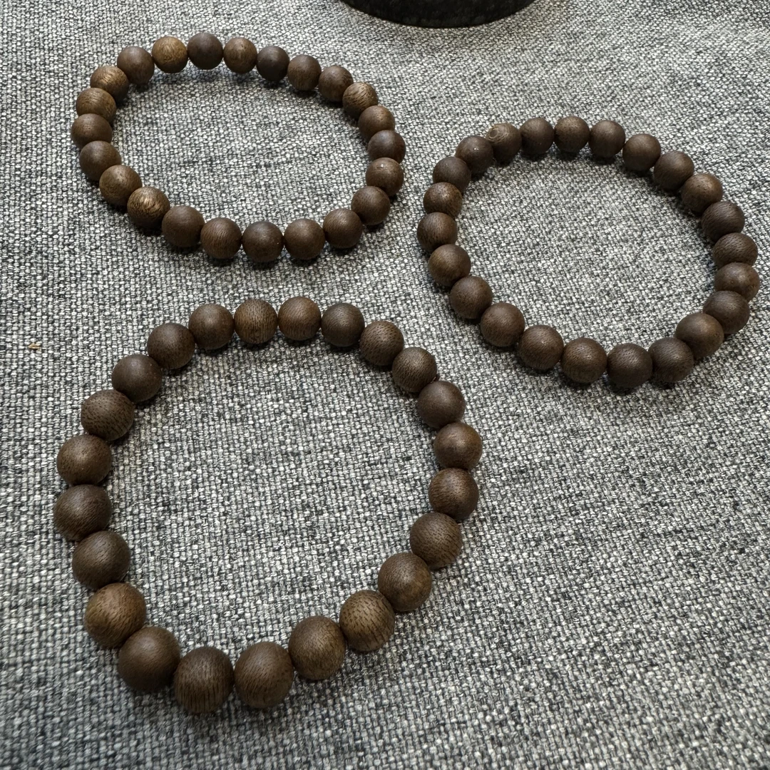 沉香卡8沉水级文莱黑棋沉香手串一条（多样性发其一） 70531