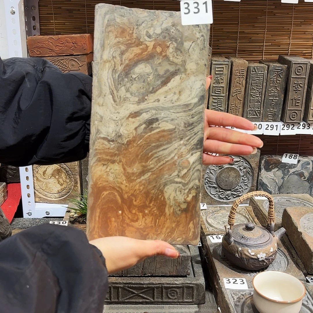 老砖茶台，砚台，画像砖