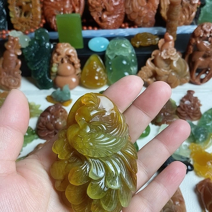未镶嵌蛇纹石玉颈饰