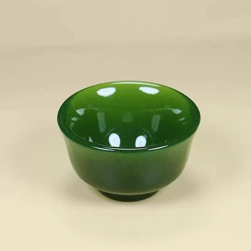 桌面摆放绿碗具摆件