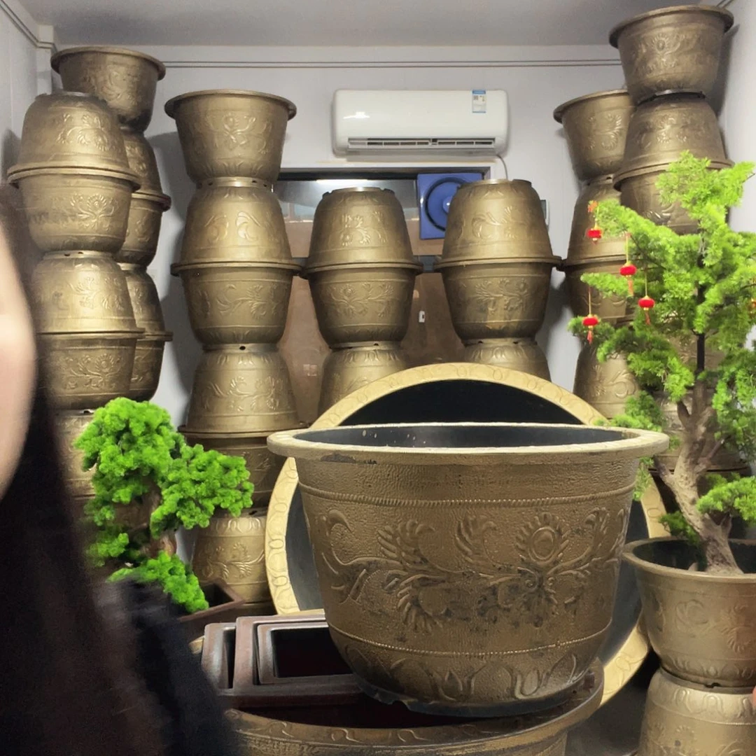 60大花盆两个打孔