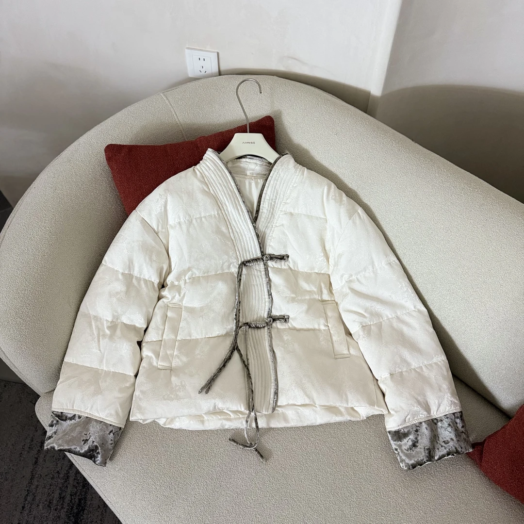 【DTWW大头韦韦】冬季加厚国风显瘦盘扣棉衣外套212214