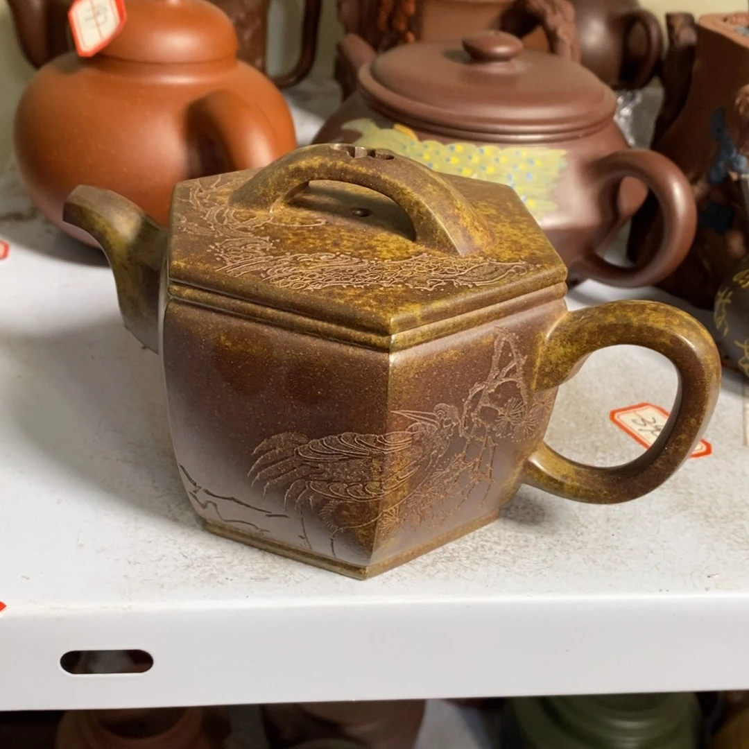 紫砂茶壶青*?原矿手工49