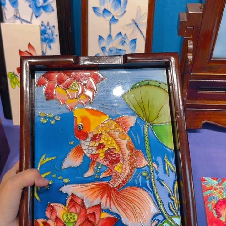瓷片瓷板画艺术作品