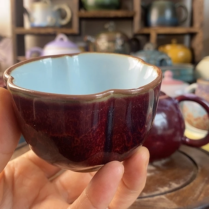 q***i中国神后钧瓷茶具瑕疵处理