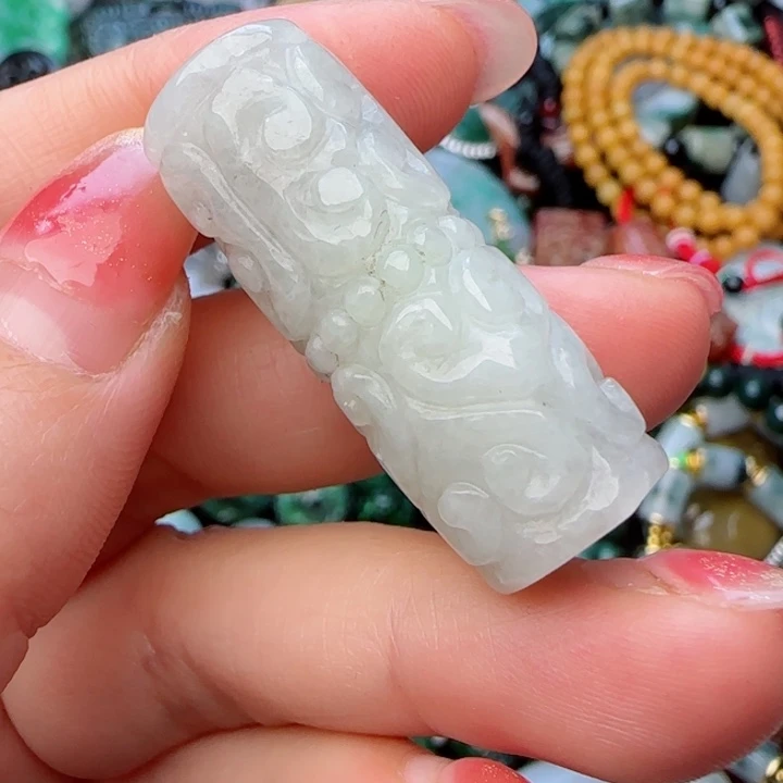 翡翠颈饰未镶嵌彩***空天然A货