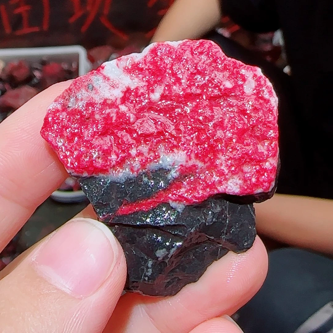 天然辰砂朱砂毛石头10