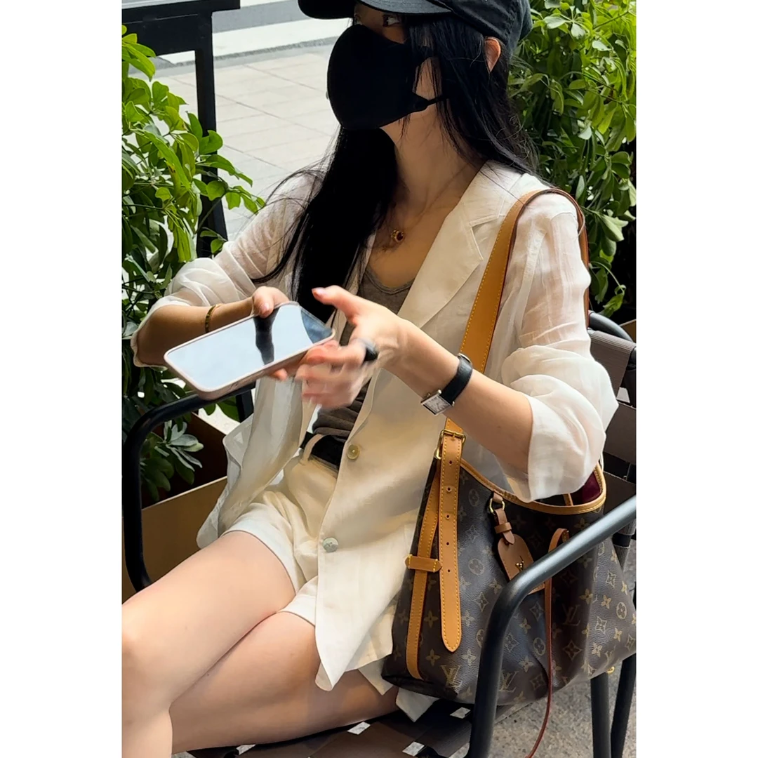 【CJ.Ava Studio】气质麻料西装外套