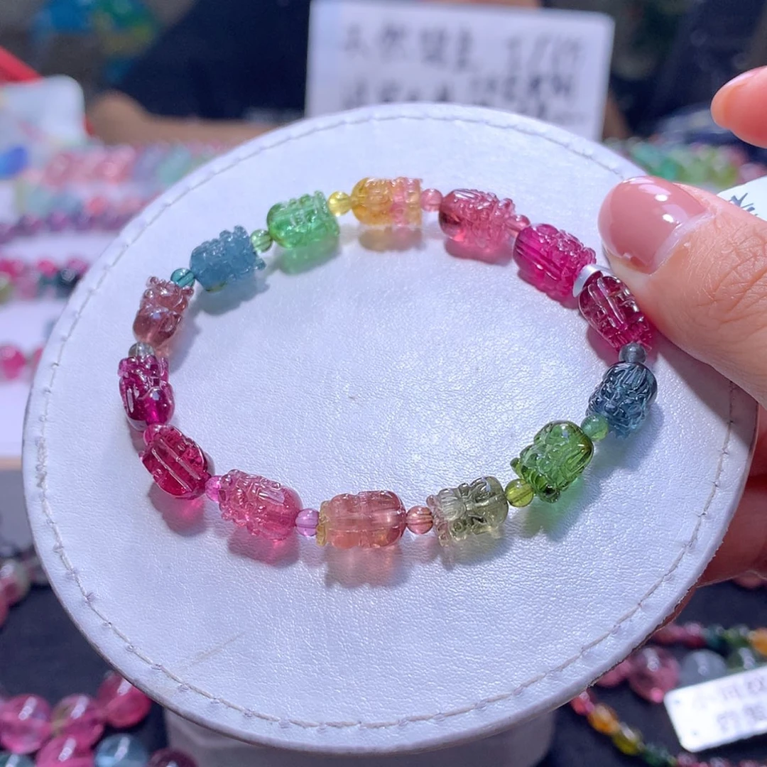 【闪购商品】未镶嵌手串碧玺7m