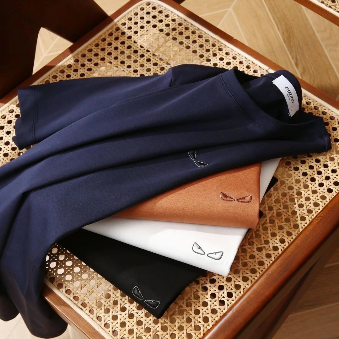 谁与争锋！知名大厂80支液氨匹马棉！情侣款春夏男女圆领短袖T恤