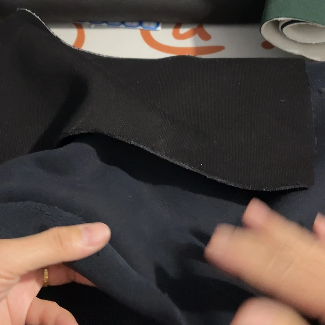 黑蓝色奥利绒1.8×2米长带螺纹