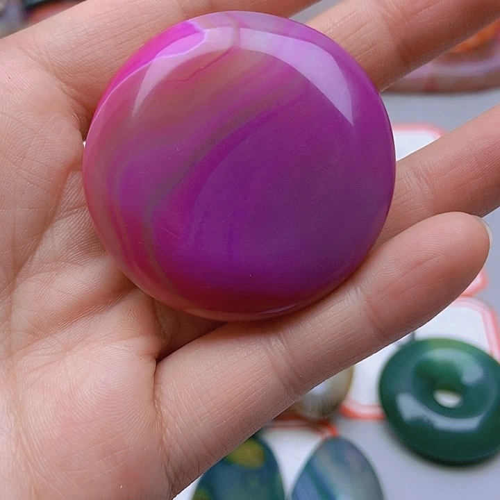 【闪购商品】玛瑙/玉髓珠宝半成品未镶嵌用****8