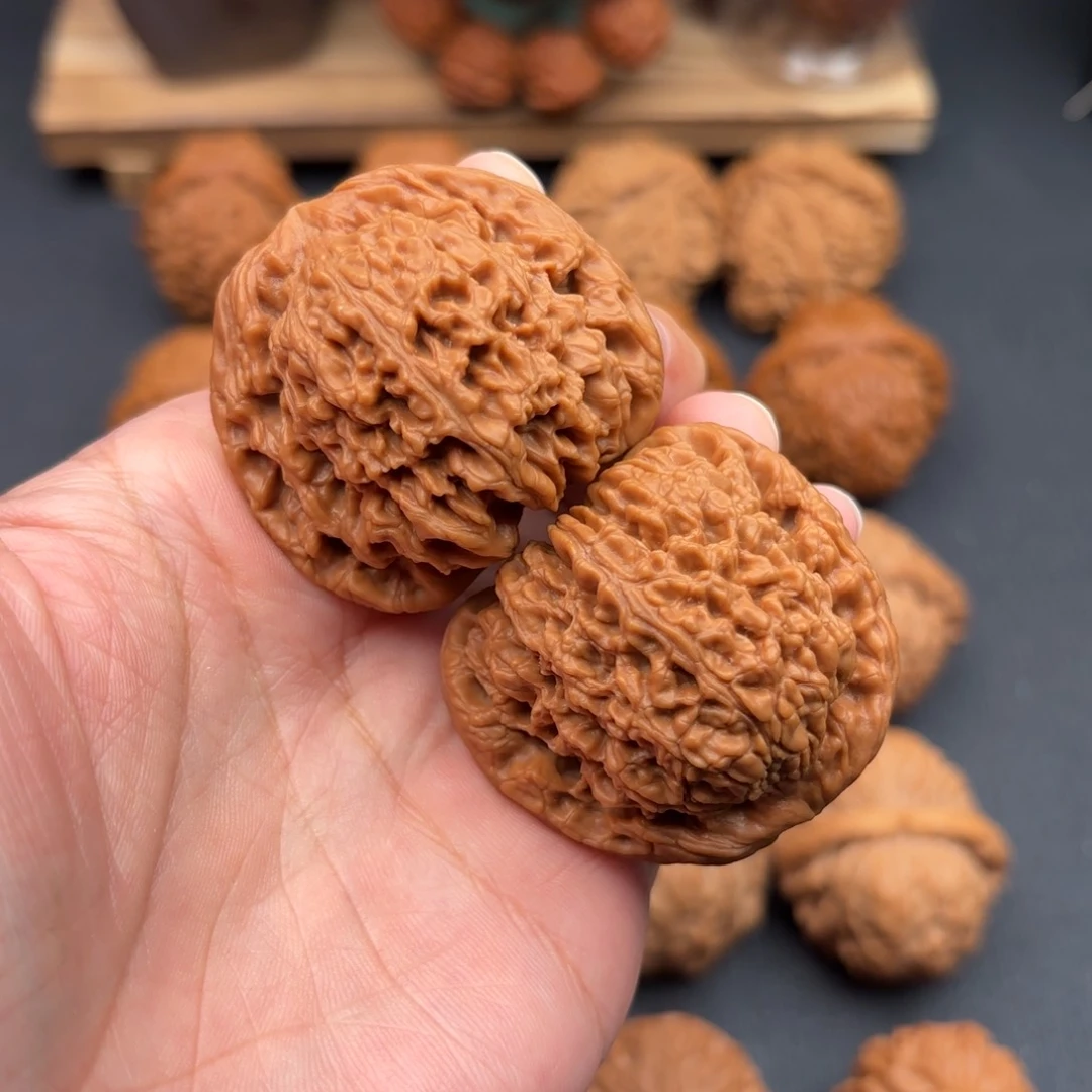 文玩核桃把件球疆45