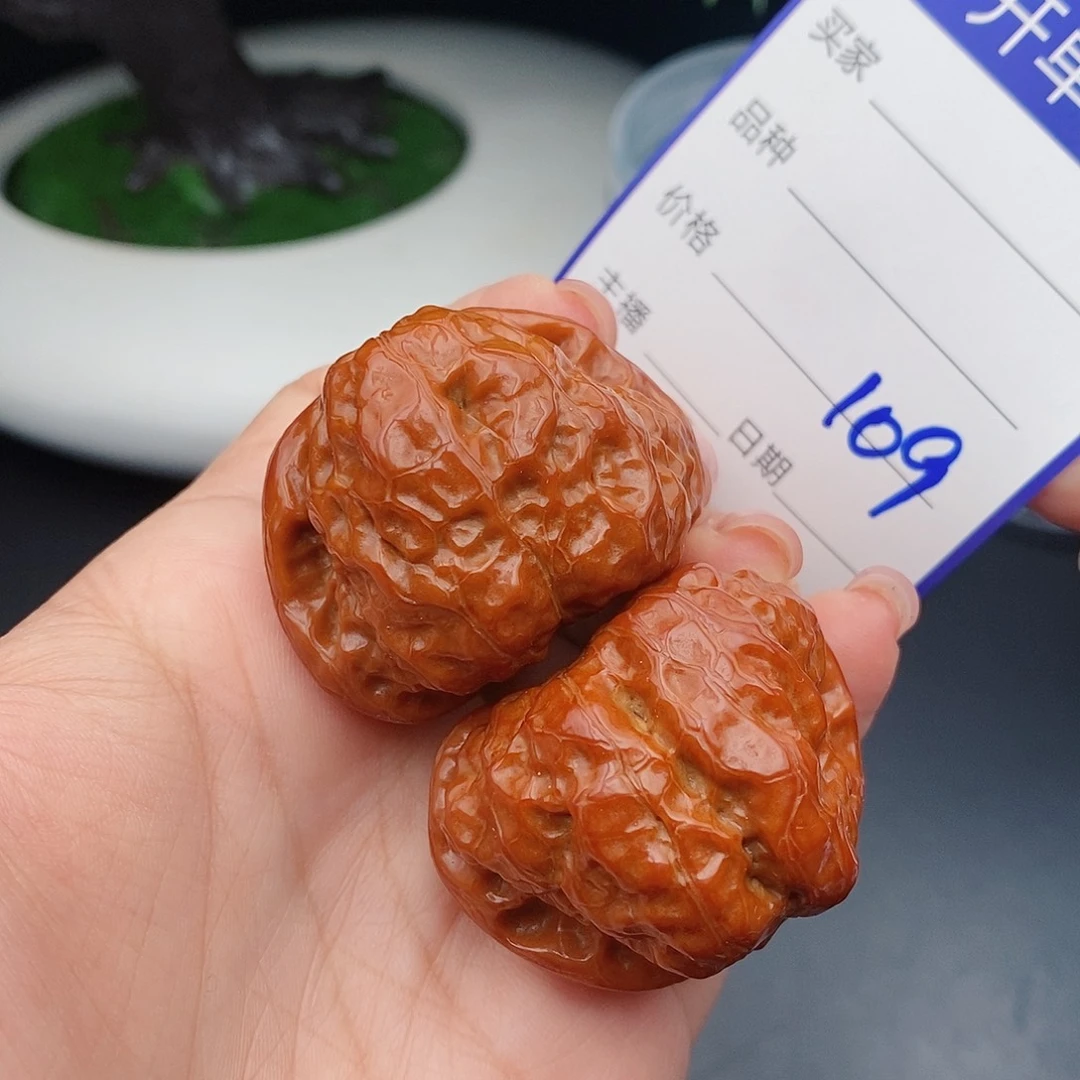 把件文玩核桃40蛤蟆头109