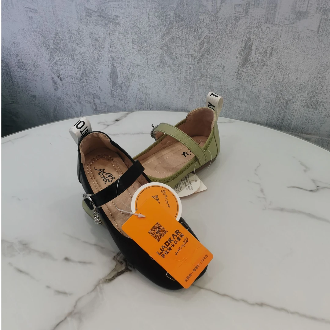 232新款儿童水晶鞋舒适百搭魔术贴软底时尚鞋