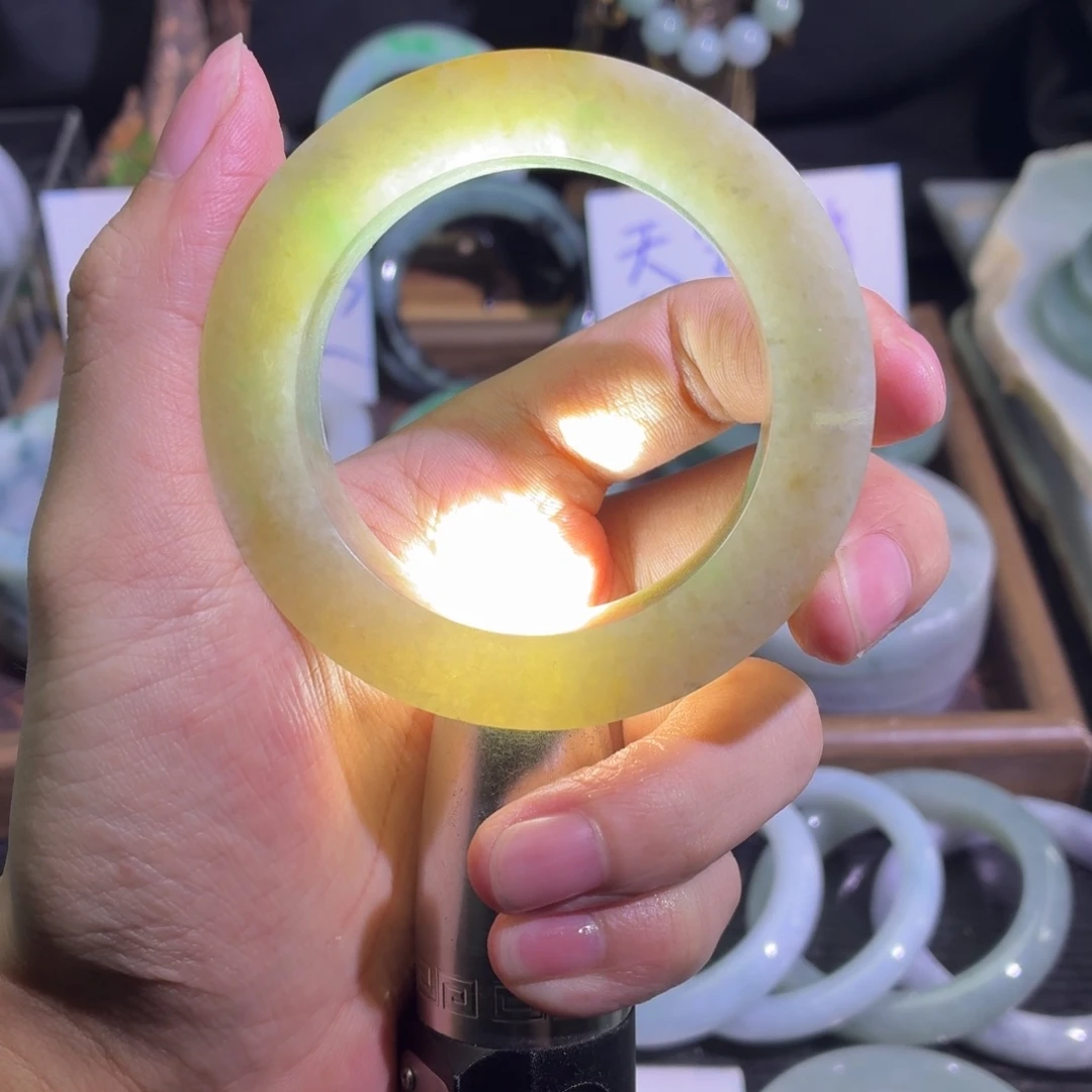 定制翡翠未镶嵌天然纹理随机，追求完美者慎拍