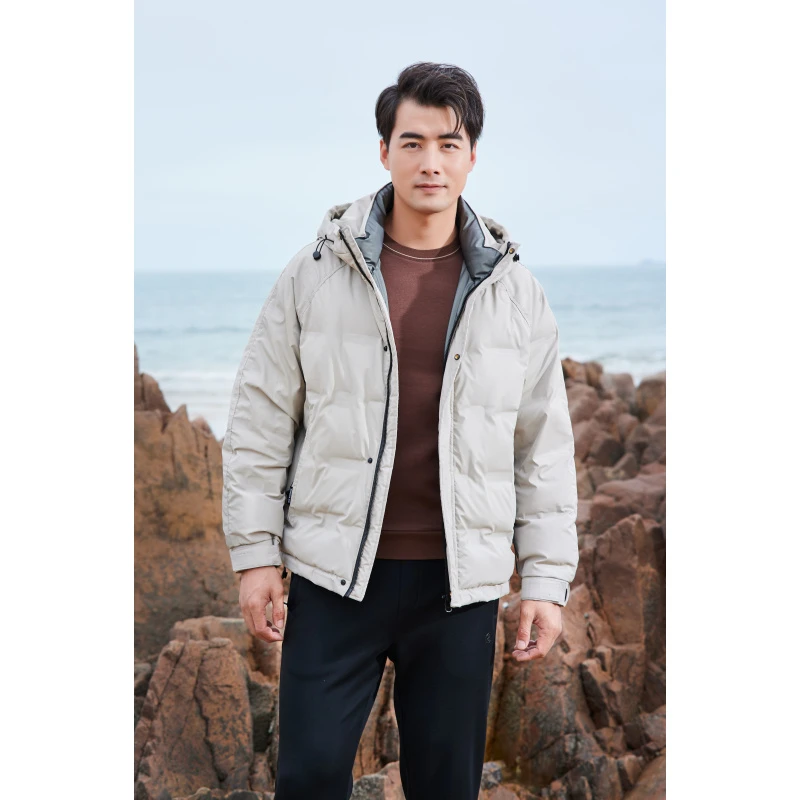 1614MYW244 城市户外男士休闲连帽外套