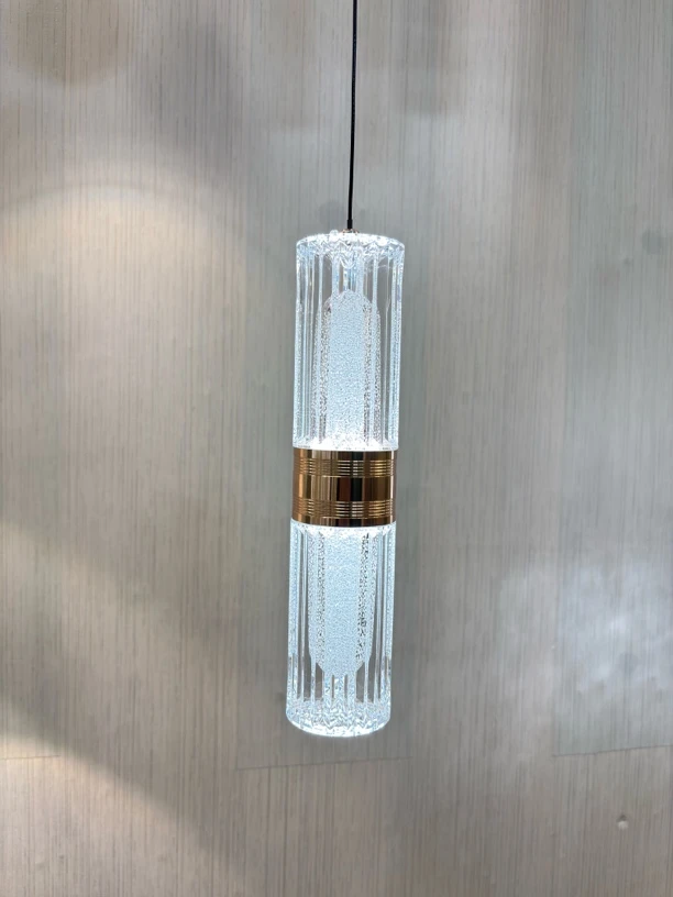 新款北欧单头小吊灯具现代简约创意个性主卧室柜升降语音床头吊灯