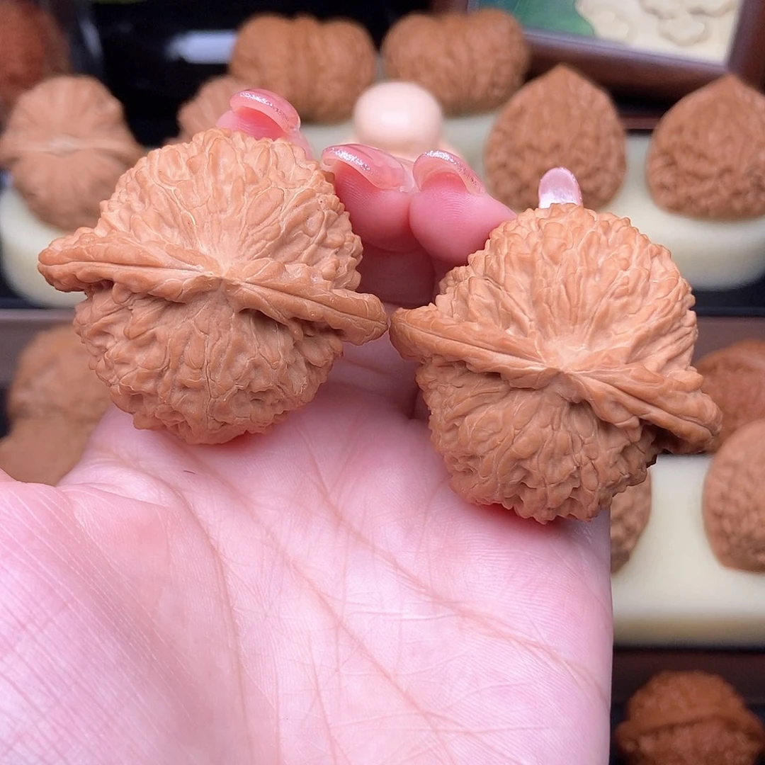 文玩核桃吊坠45球白