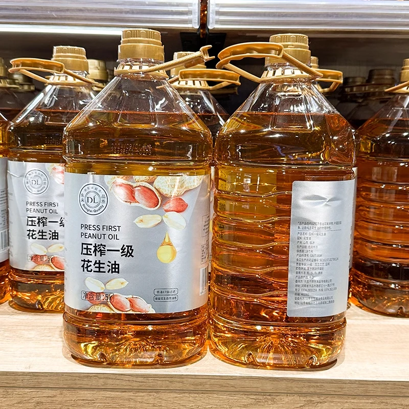 许昌超市直发 现货压榨一级花生油 2L/5L桶装食用油