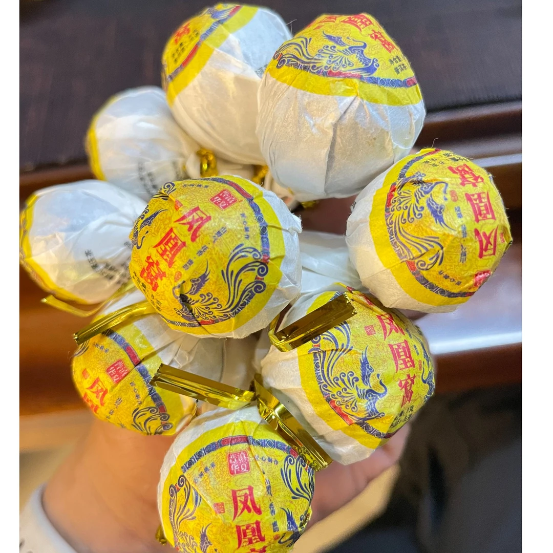 【普洱凤凰窝】龙珠 2024年春 古树龙珠,入口甜如冰岛,汤水细腻,