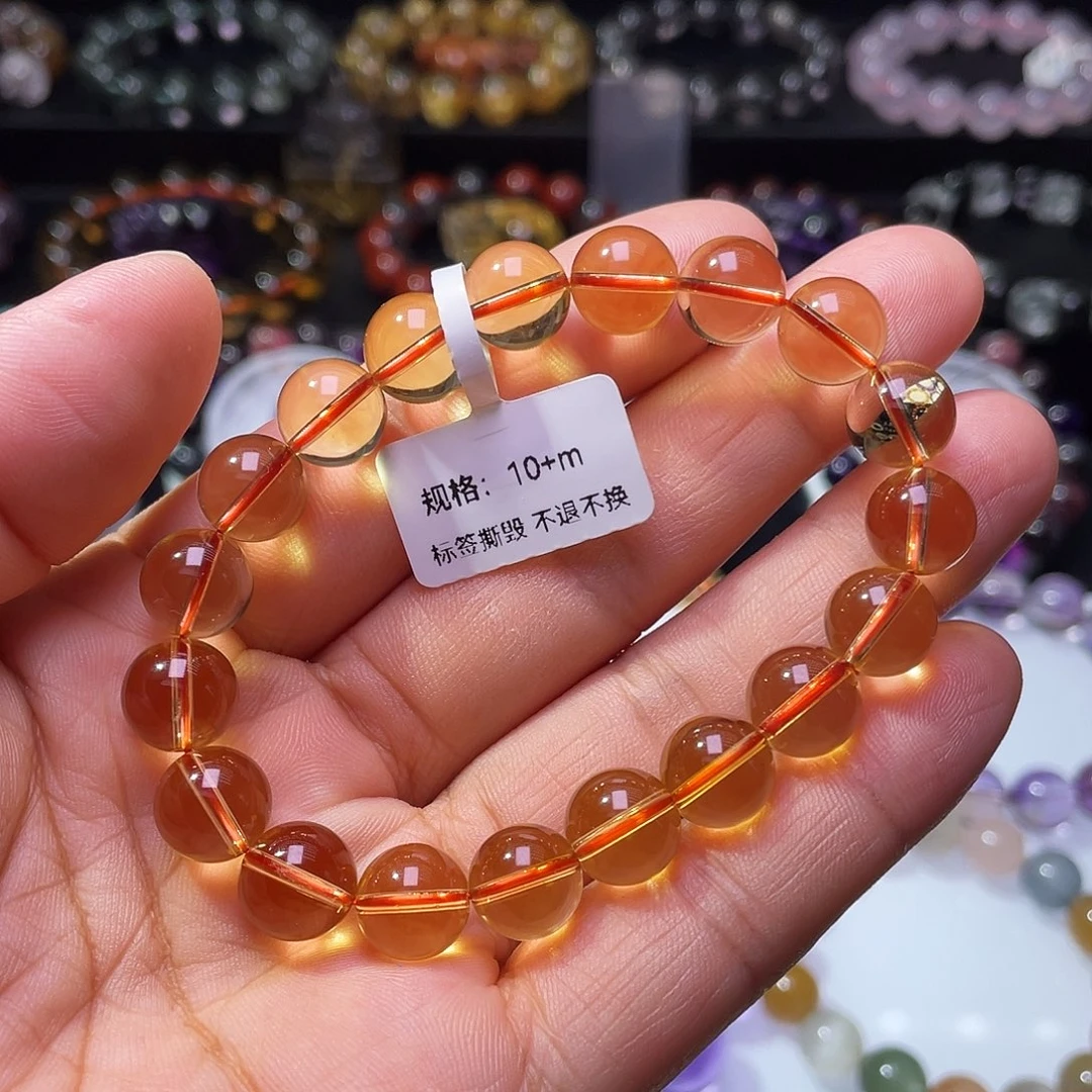 水晶未镶嵌手链巴西暴力黄