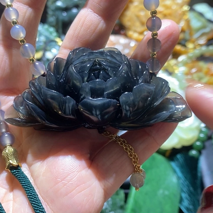 岫玉毛衣链未镶嵌