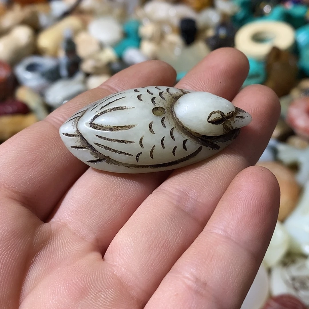 和田玉（糖玉）未镶嵌挂件