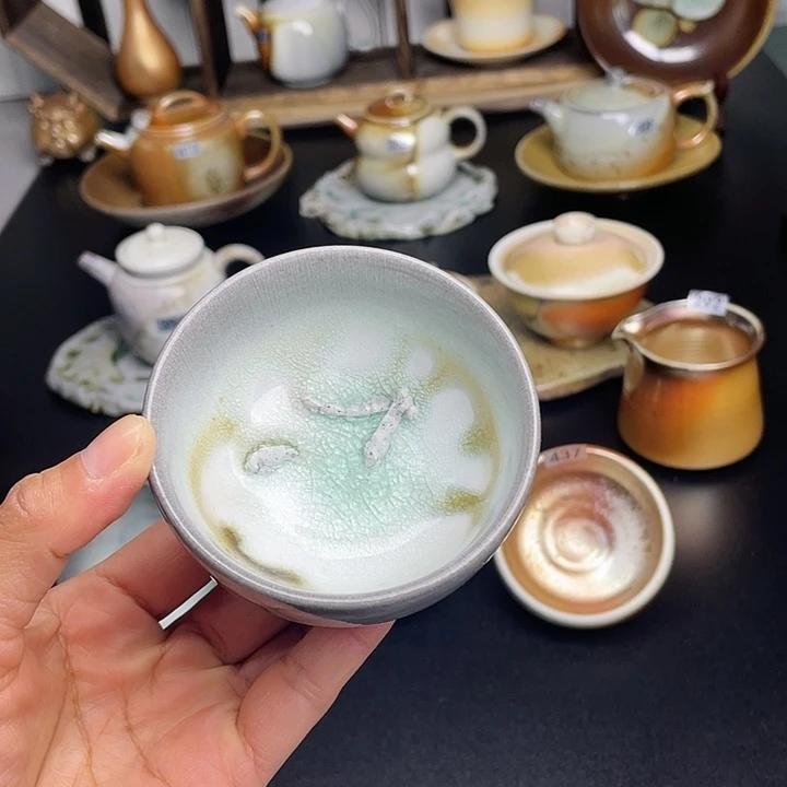 燃薪柴烧茶器主人杯