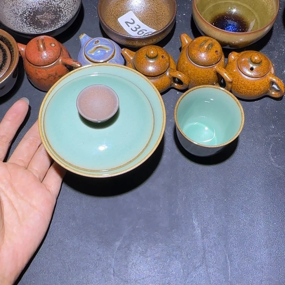 沧***饮茶盏福建盏茶器盖碗杯子