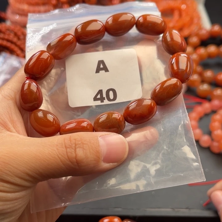 南红玛瑙未镶嵌多样性发货默认微瑕称重12mm