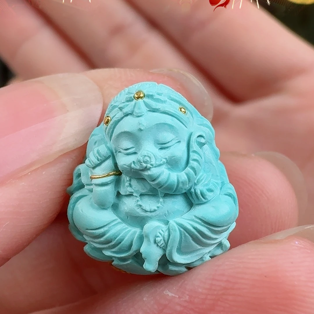 绿松石珠宝奇石未镶嵌