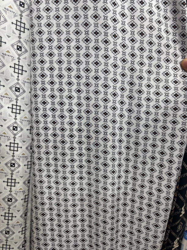 精梳棉棉绸！男款花色可做套装衬衣家居服幅宽1.45