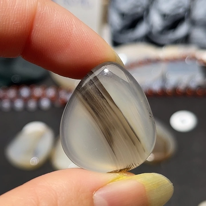 玛瑙/玉髓未镶嵌吊坠(不含链)