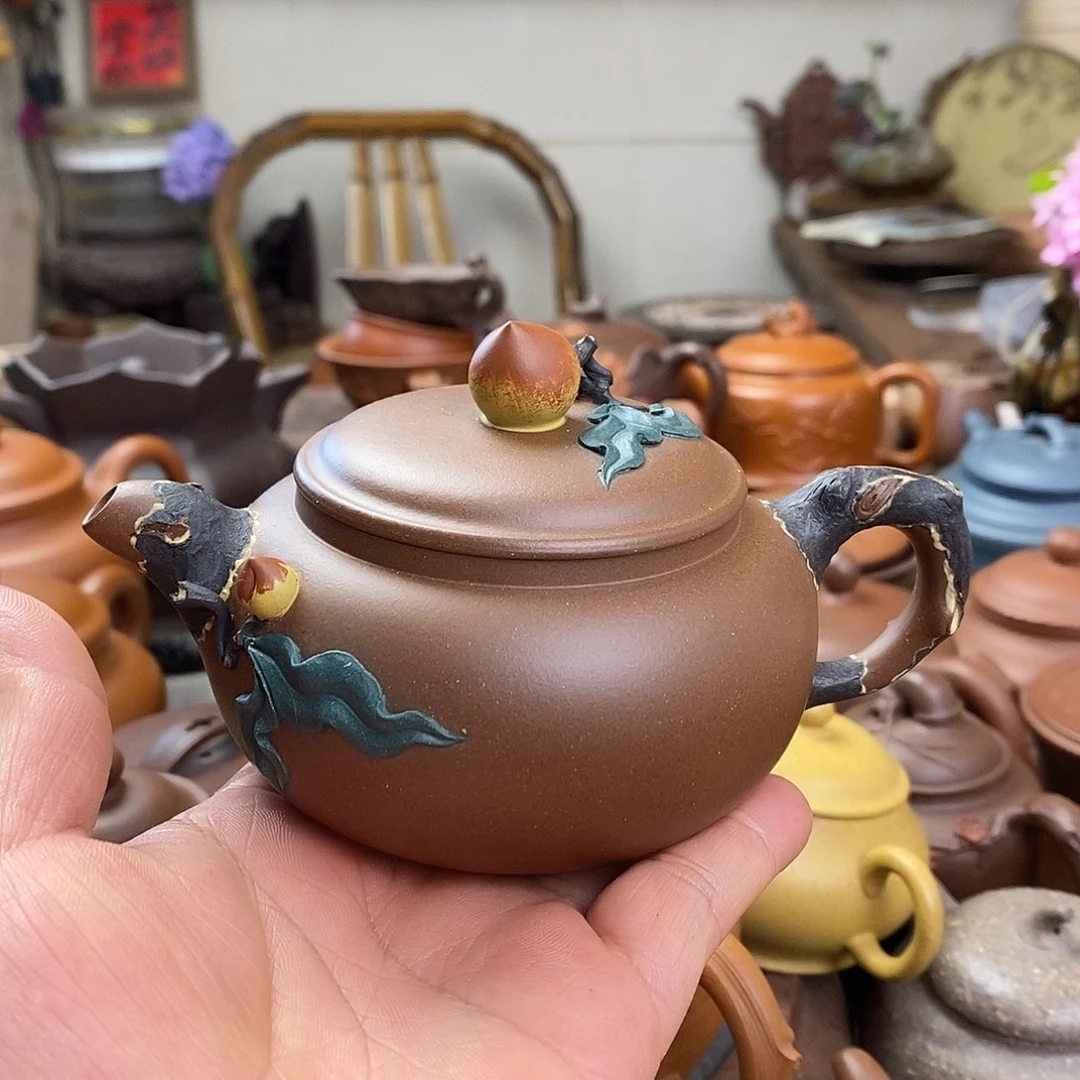 茶壶紫泥原矿紫砂