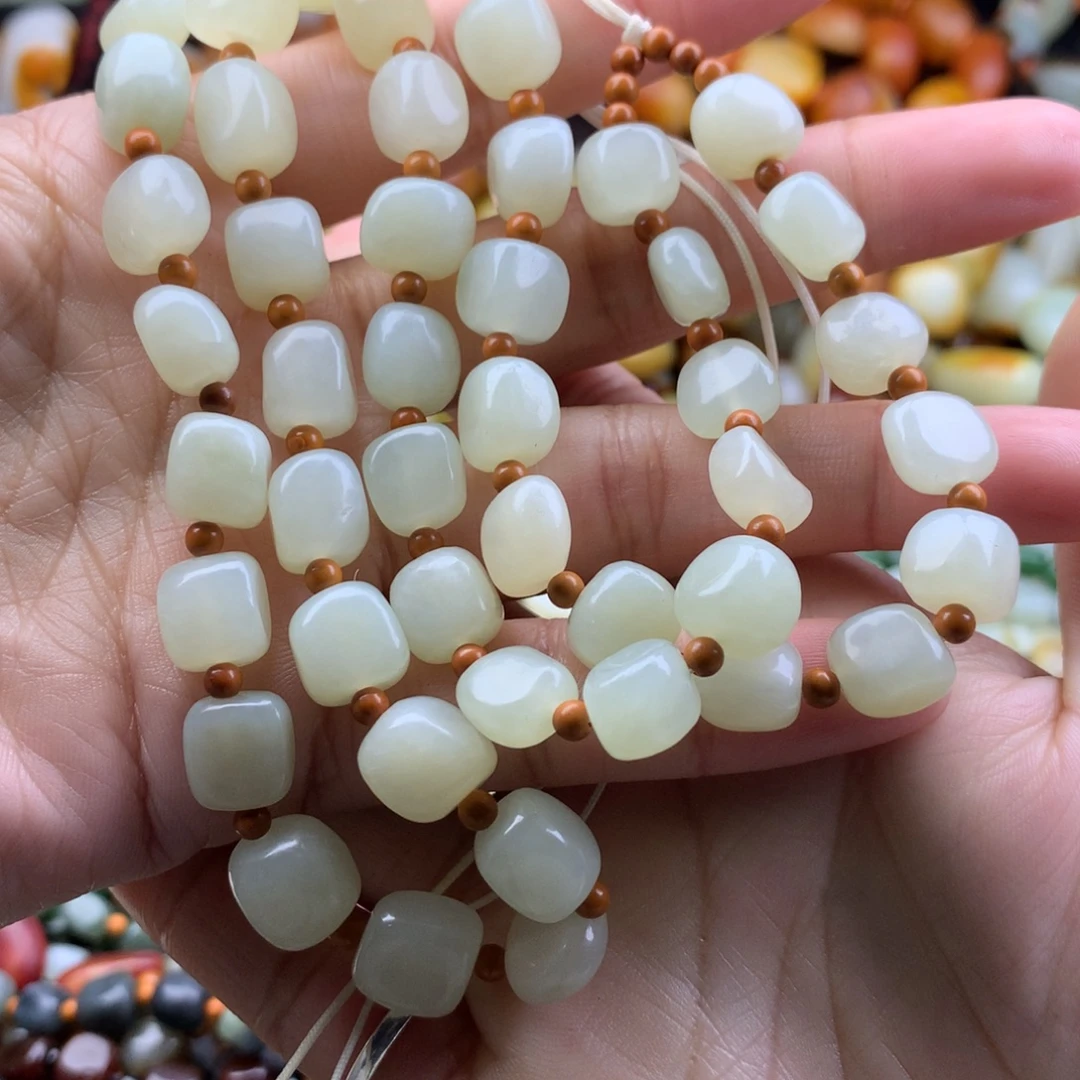 和田玉未镶嵌手链