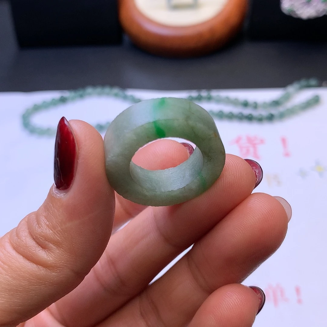 定制翡翠未镶嵌翡翠戒指12/19