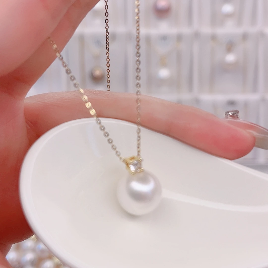 淡水珍珠未镶嵌吊坠(赠链)