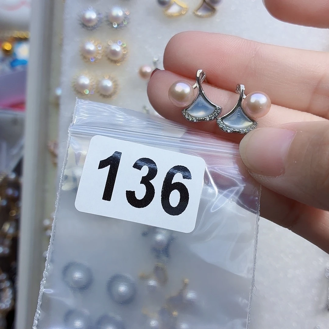 耳饰淡水珍珠合金