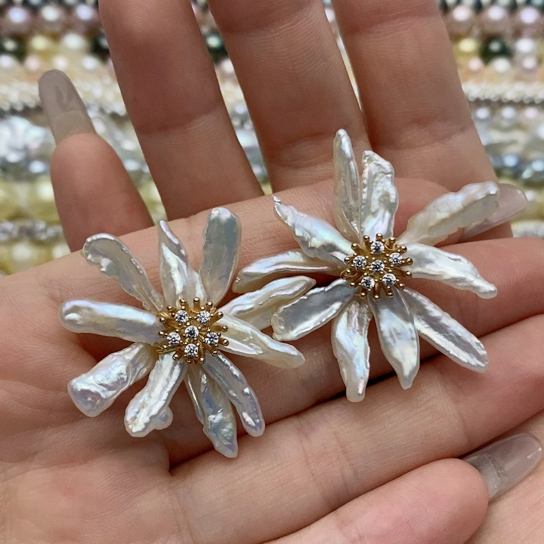 【闪购商品】未镶嵌淡水珍珠耳饰