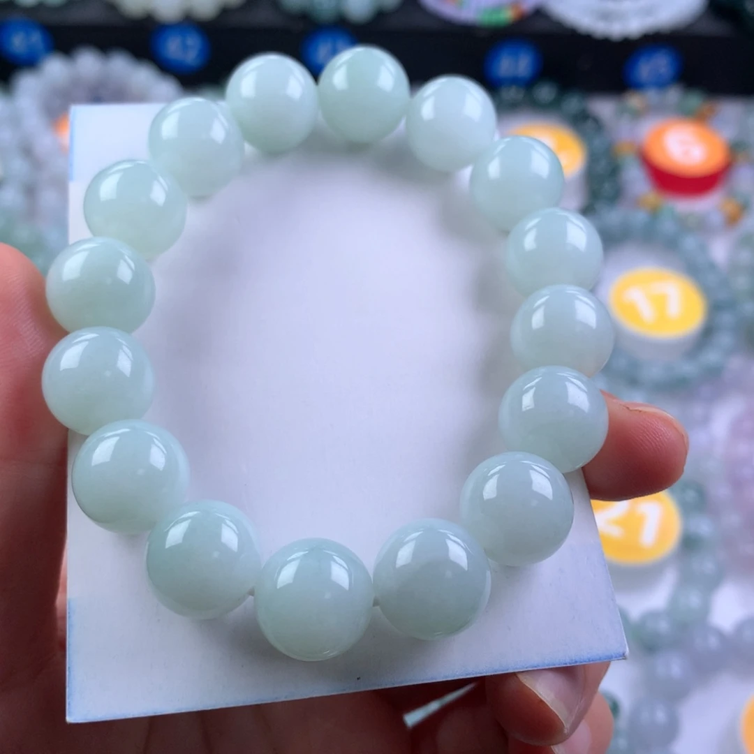 翡翠未镶嵌手链卡13