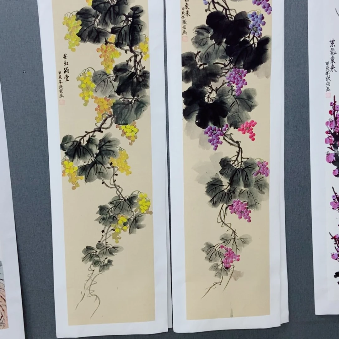 国画手写手绘国画29两个